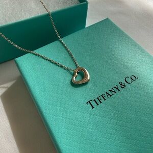 Tiffany & Co. Silver Heart Pendant Necklace